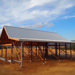 New roof on the Barn